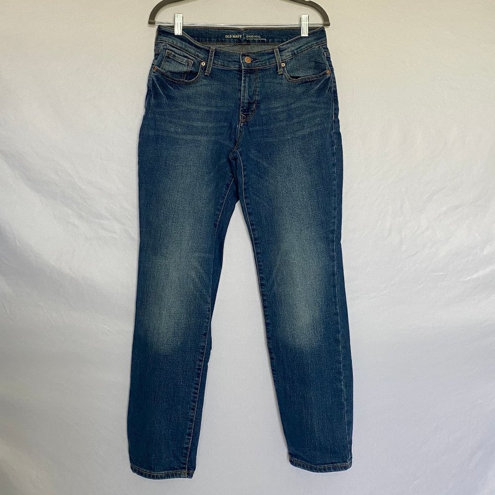 EUC Old Navy Original Mid Rise Straight Jeans - 8